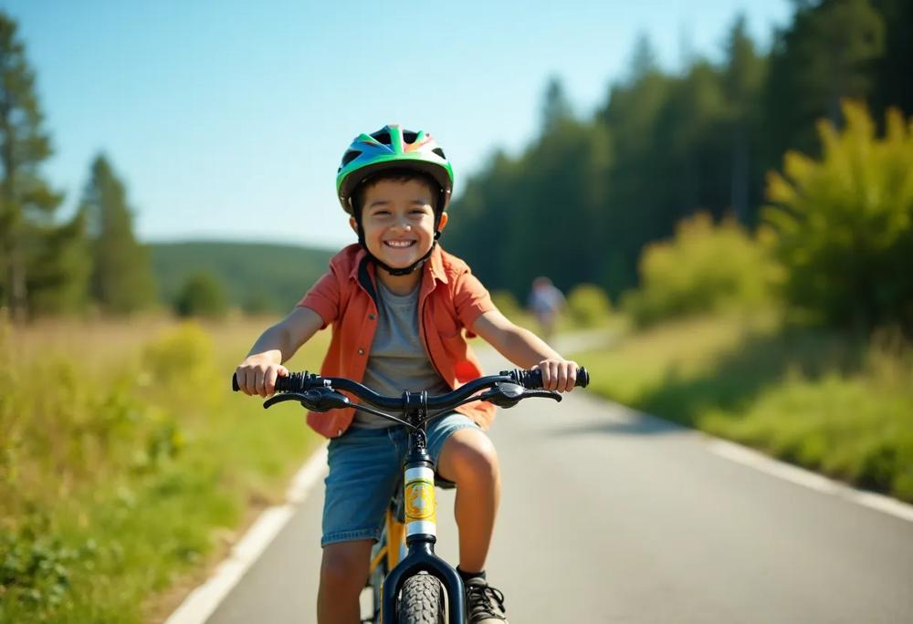 young cyclist